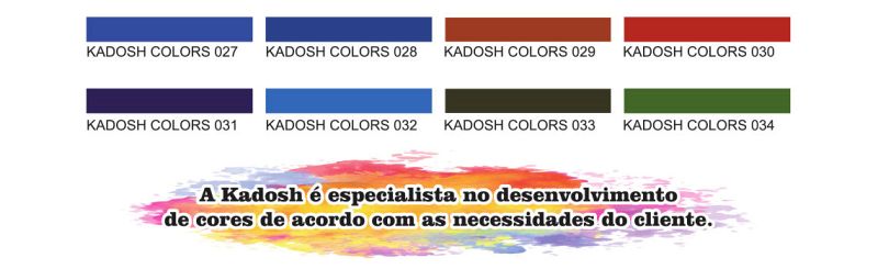 Tabela de cores gerais